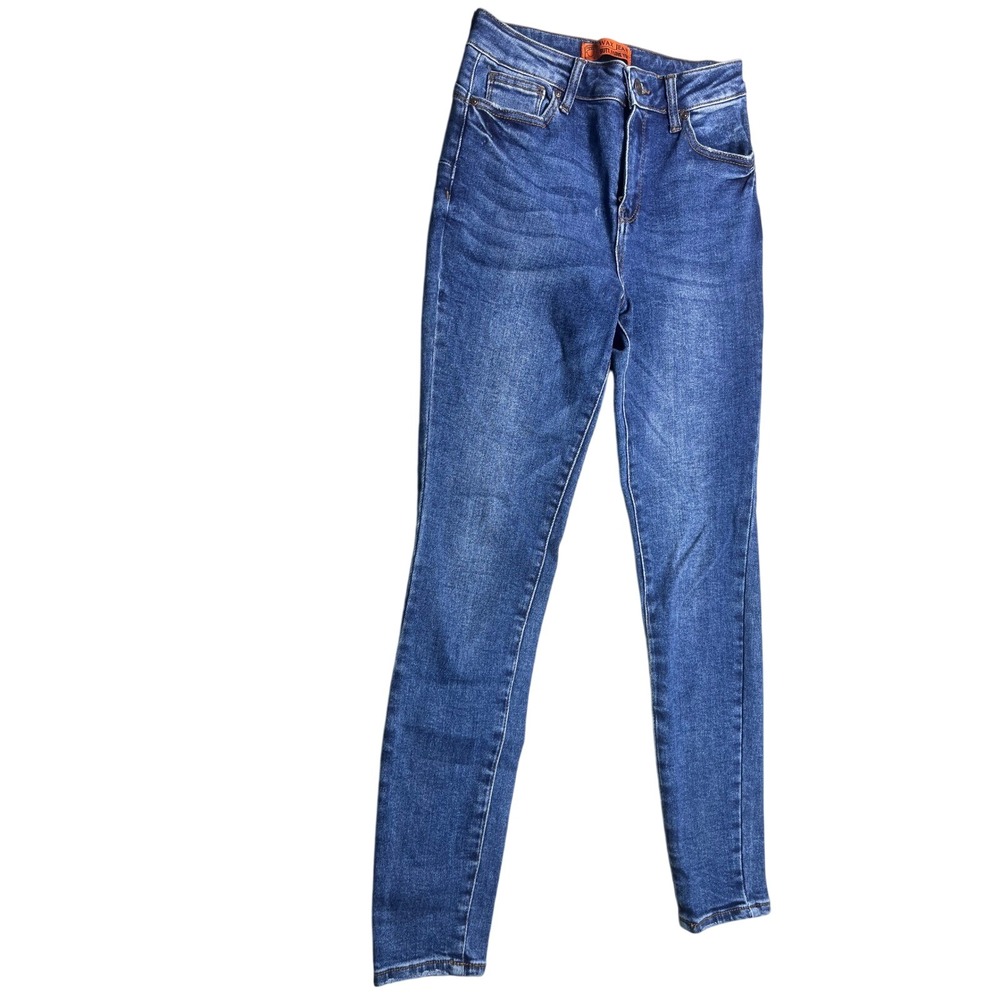 Wax Jean Butt I Love You 5/27 Skinny Jeans Medium Wash Stretch Denim